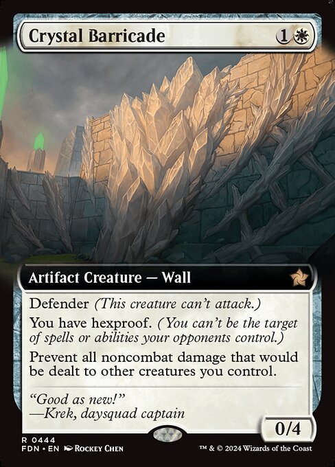 Crystal Barricade (Extended Art) - Foundations
