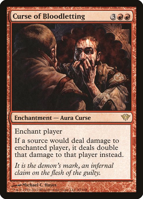 Curse of Bloodletting - Dark Ascension