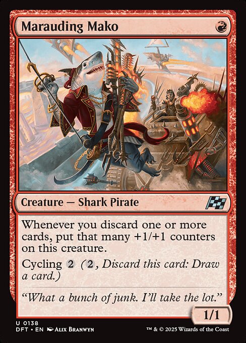 Marauding Mako (Foil) - Aetherdrift