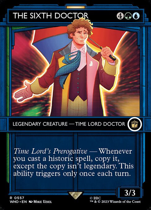 The Sixth Doctor (Showcase) (Foil) - Universes Beyond: Doctor Who