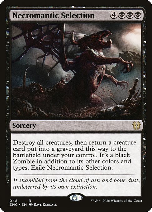 Necromantic Selection - Commander: Zendikar Rising
