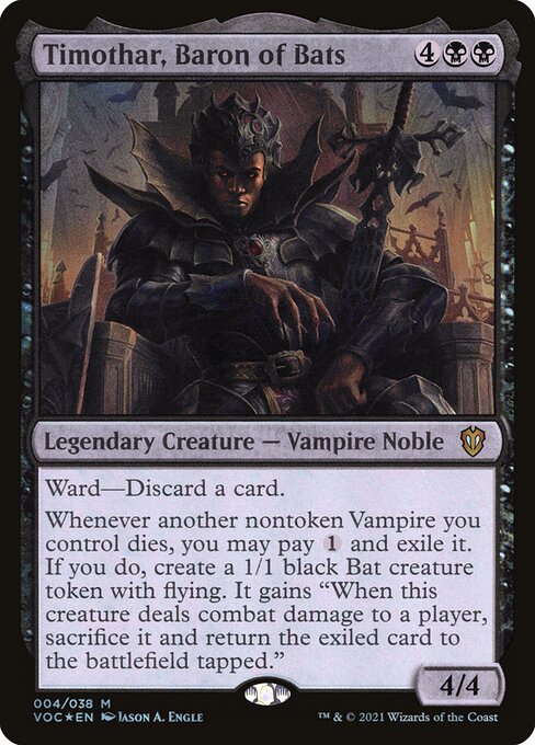 Timothar, Baron of Bats - Commander: Innistrad: Crimson Vow
