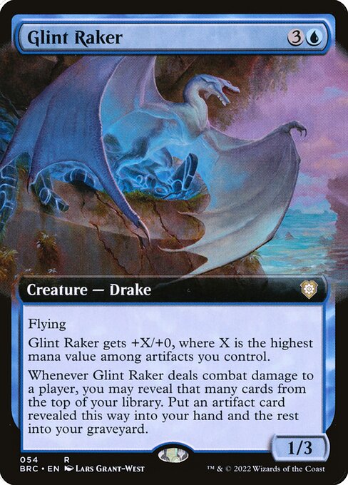 Glint Raker (Extended Art) - Commander: The Brothers' War