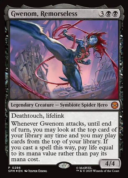 Gwenom, Remorseless (Foil) - Unique and Miscellaneous Promos