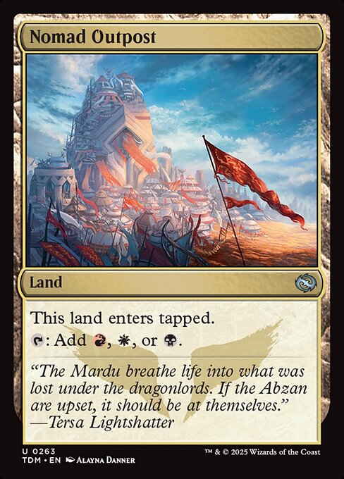 Nomad Outpost - Tarkir: Dragonstorm