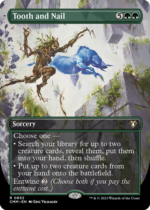 Tooth and Nail (Borderless) - Commander Masters