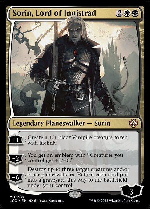 Sorin, Lord of Innistrad - Commander: The Lost Caverns of Ixalan