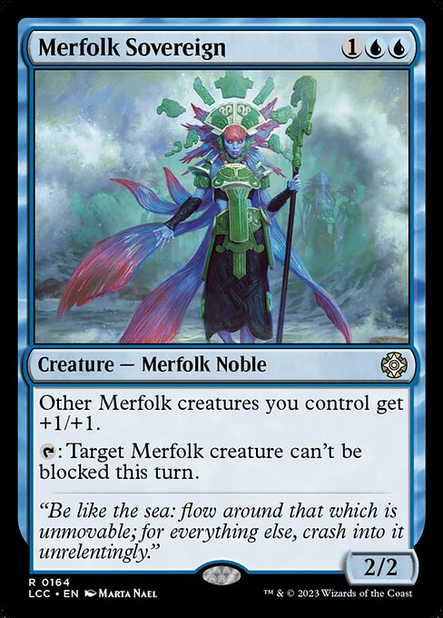 Merfolk Sovereign - Commander: The Lost Caverns of Ixalan