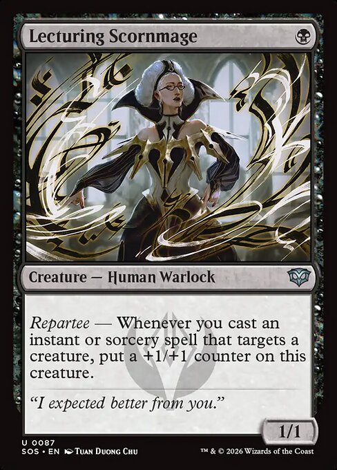 Lecturing Scornmage (Foil) - Secrets of Strixhaven