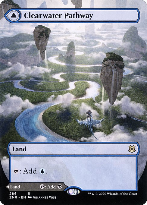 Clearwater Pathway (Borderless) - Zendikar Rising