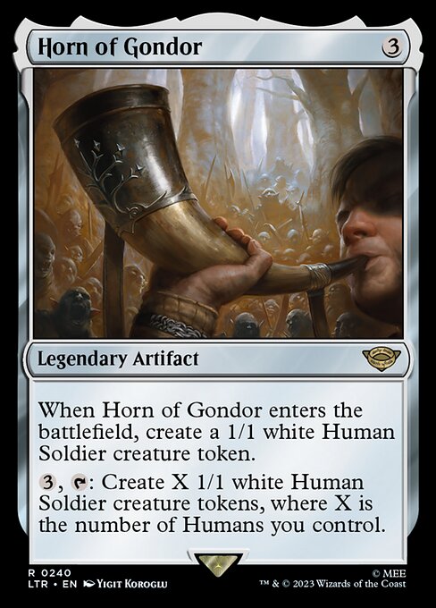 Horn of Gondor (Foil) - Universes Beyond: The Lord of the Rings: Tales of Middle-earth