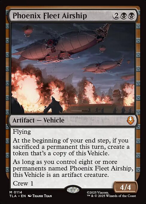 Phoenix Fleet Airship (Foil) - Avatar: The Last Airbender