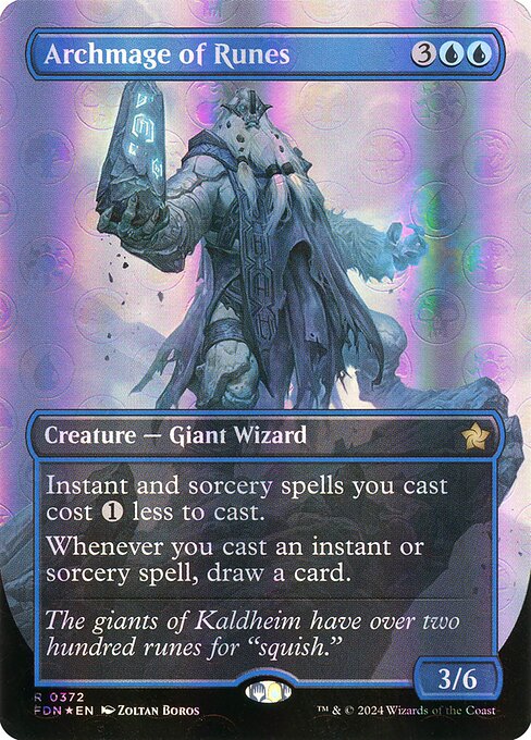 Archmage of Runes (Foil) - Foundations
