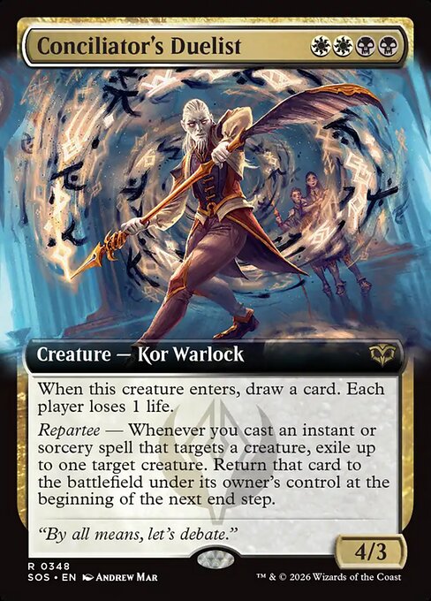 Conciliator's Duelist (Extended Art) (Foil) - Secrets of Strixhaven