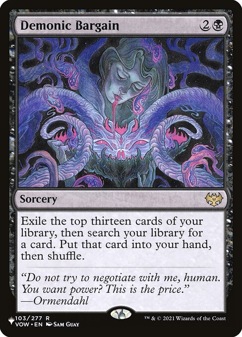 Demonic Bargain - The List Reprints