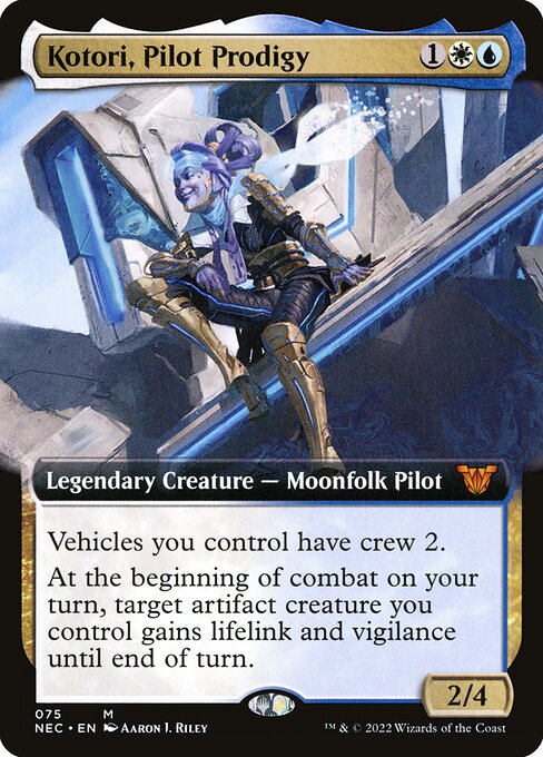 Kotori, Pilot Prodigy (Extended Art) - Commander: Kamigawa: Neon Dynasty