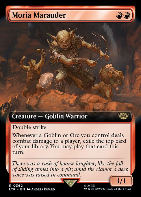 Moria Marauder (Extended Art) - Universes Beyond: The Lord of the Rings: Tales of Middle-earth