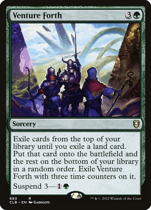 Venture Forth - Commander Legends: Battle for Baldur's Gate
