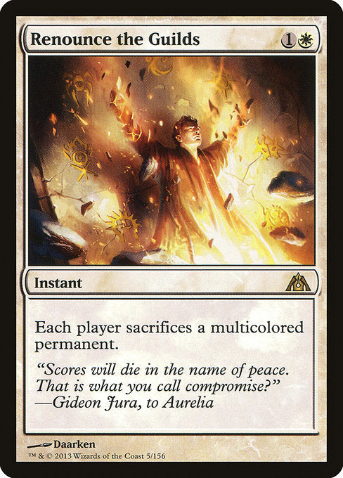 Renounce the Guilds - Dragon's Maze