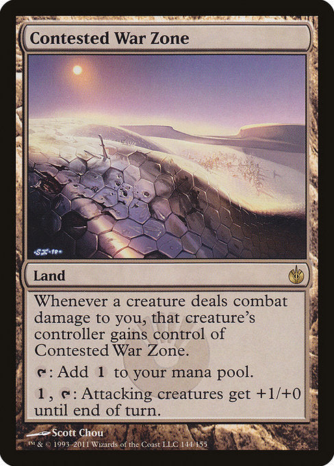Contested War Zone (Foil) - Mirrodin Besieged