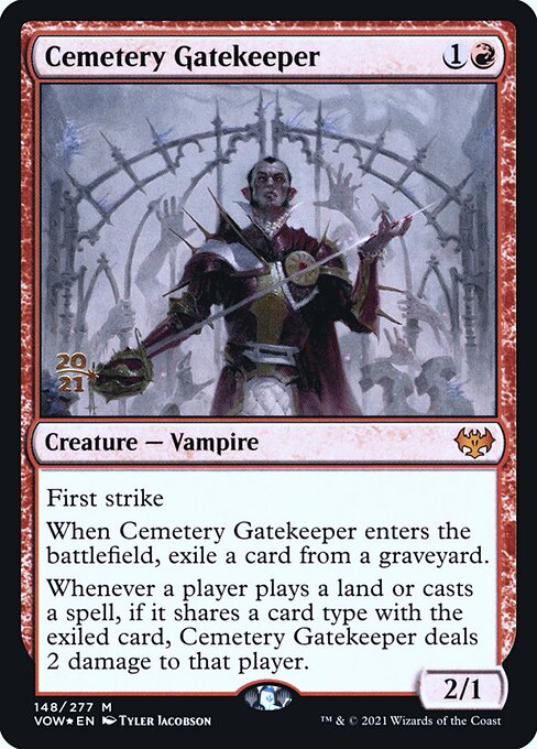Cemetery Gatekeeper - Prerelease Cards