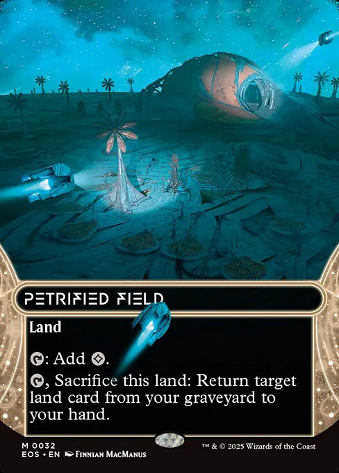 Petrified Field (0032) (Borderless) - Edge of Eternities: Stellar Sights