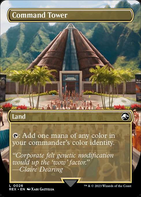 Command Tower (Borderless) - Universes Beyond: Jurassic World Collection