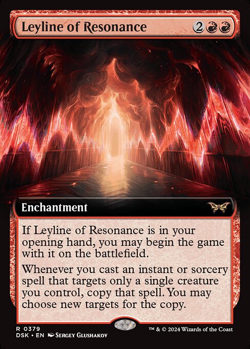 Leyline of Resonance (Extended Art) - Duskmourn: House of Horror