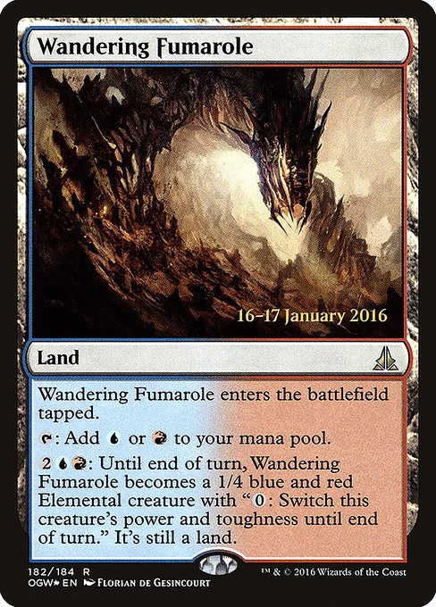 Wandering Fumarole - Prerelease Cards