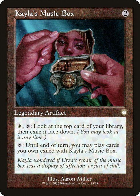 Kayla's Music Box (Retro Frame) - Commander: The Brothers' War