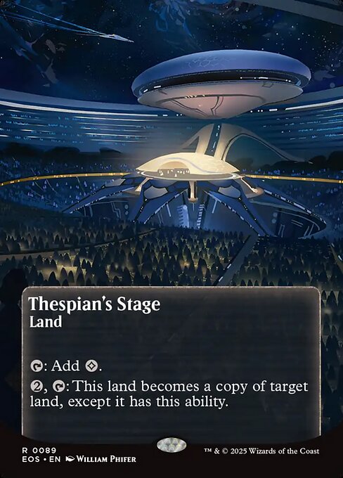 Thespian's Stage (0089) (Borderless) - Edge of Eternities: Stellar Sights
