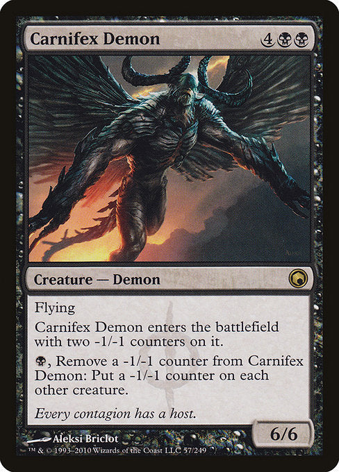 Carnifex Demon (Foil) - Scars of Mirrodin