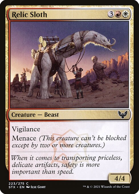 Relic Sloth (Foil) - Strixhaven: School of Mages