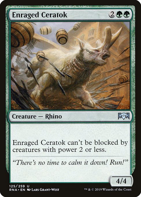 Enraged Ceratok - Ravnica Allegiance