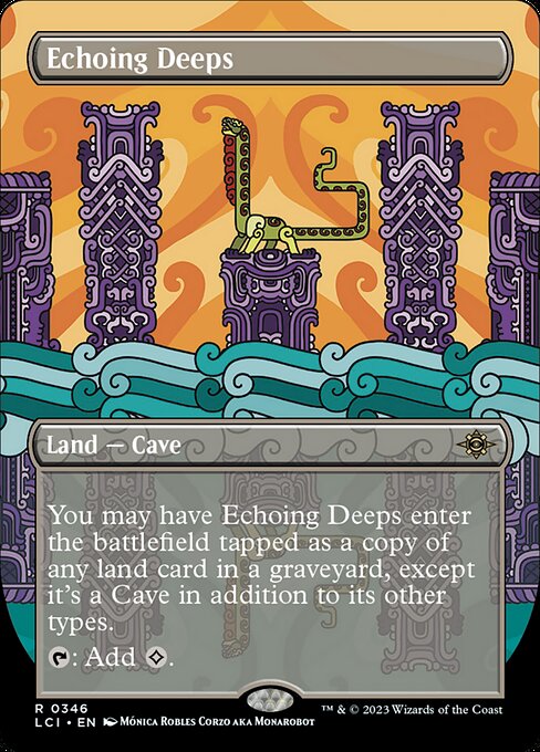 Echoing Deeps (Borderless) - The Lost Caverns of Ixalan