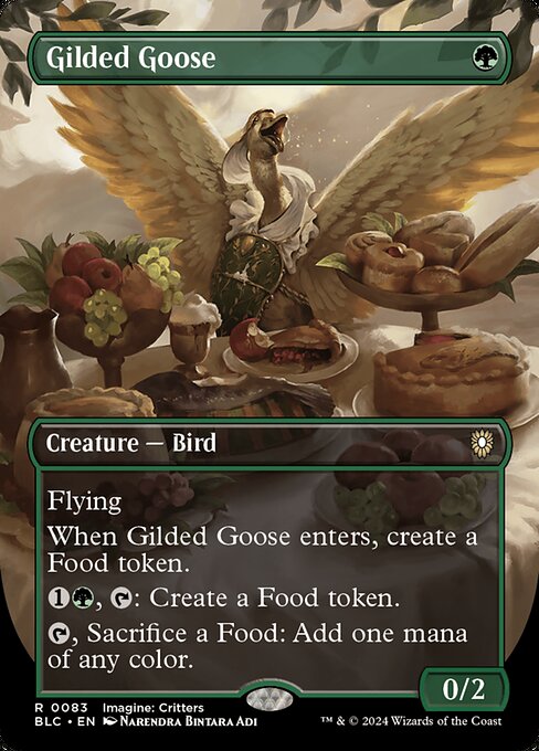 Gilded Goose (Borderless) - Commander: Bloomburrow