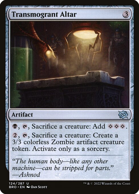 Transmogrant Altar - The Brothers' War