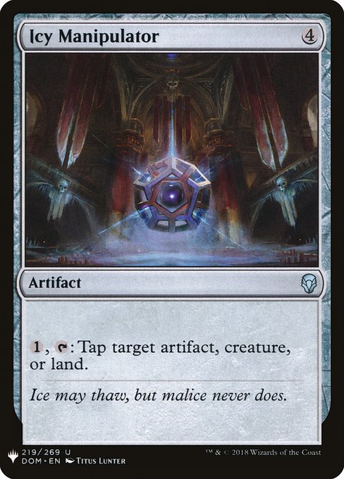 Icy Manipulator - The List Reprints