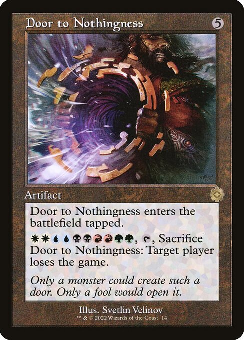 Door to Nothingness - The Brothers' War: Retro Frame Artifacts