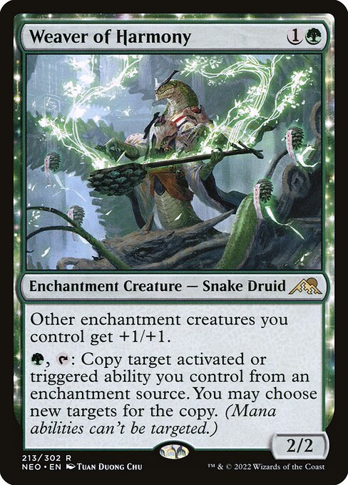 Weaver of Harmony (Foil) - Kamigawa: Neon Dynasty