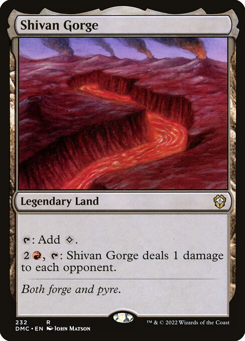 Shivan Gorge - Commander: Dominaria United