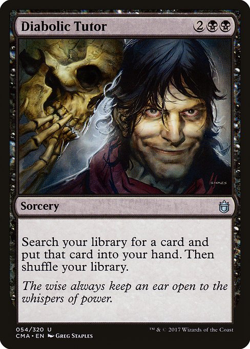 Diabolic Tutor - Commander Anthology