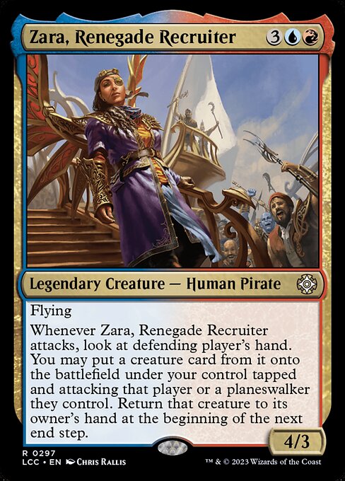 Zara, Renegade Recruiter - Commander: The Lost Caverns of Ixalan