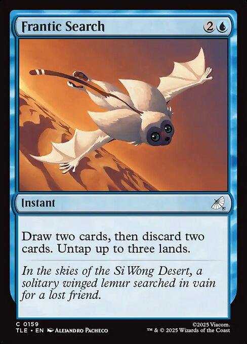 Frantic Search (Foil) - Avatar: The Last Airbender: Eternal-Legal