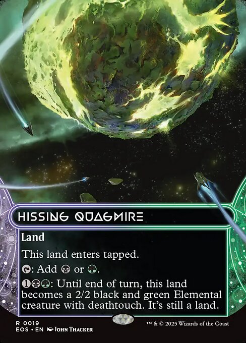 Hissing Quagmire (0019) (Borderless) - Edge of Eternities: Stellar Sights