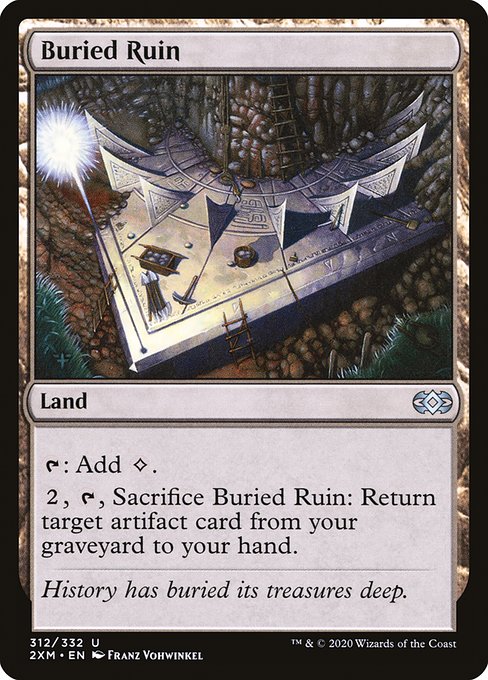 Buried Ruin (Foil) - Double Masters