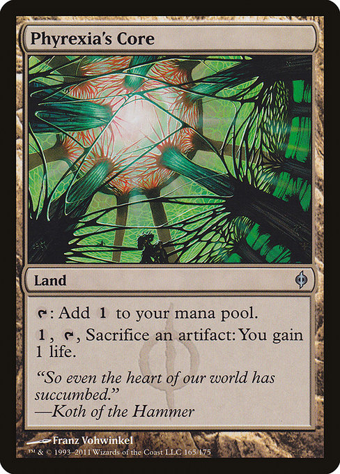 Phyrexia's Core (Foil) - New Phyrexia