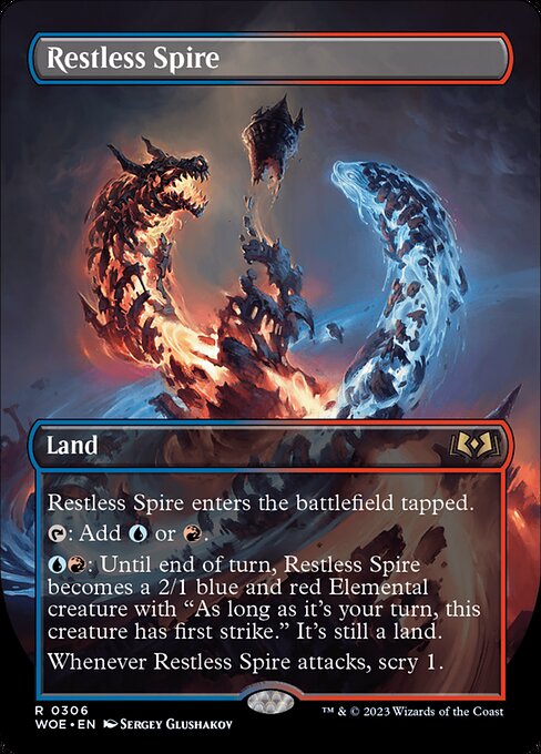 Restless Spire (Borderless) - Wilds of Eldraine