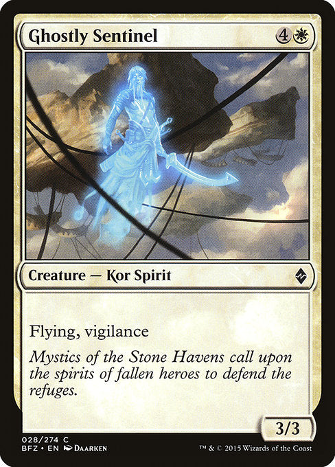 Ghostly Sentinel - Battle for Zendikar