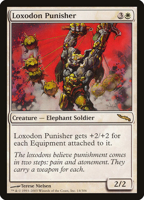 Loxodon Punisher (Foil) - Mirrodin